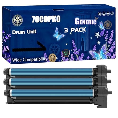 Image of 76C0PK0 Drum Unit Compatible for Lexmark CX924DTE CX920de CX923DTE CX924DXE Printers, Black High Yield 100000 Pages Printer Accessories (3 Pack Black)