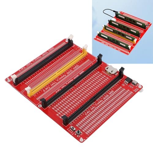Image of LICAEVEY 4 in 1 RAM Memory Tester Card, Desktop Computer DDR3 DDR4 DDR5 & Server DDR5 RDIMM Diagnostic Analyzer for PC Hardware Repair