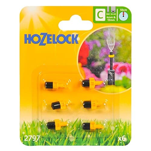 Image of Hozelock Mist Micro Jet 4mm/13mm (6 Pack)