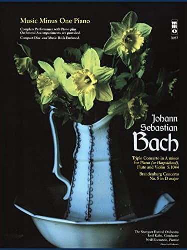 Image of Johann Sebastian Bach Triple Concerto in a Minor for Piano or Harpsichord, Flute and Violin S. 1044: Brandenburg Concerto No. 5 in D Major