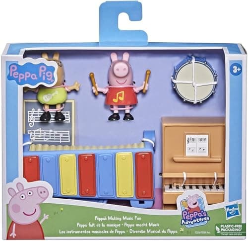 Image of Peppa Pig - Peppa Making Music Fun | Musical Toy Set for Kids | Includes 6 Instruments | Educational and Entertaining | Ages 3+