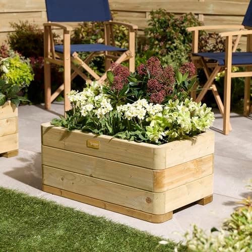 Image of Rowlinson Marberry Rectangular Planter 0.7m