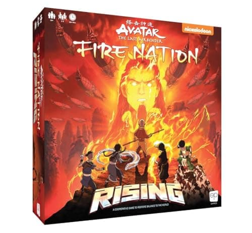 Image of Avatar The Last Airbender: Fire Nation Rising | Cooperative Board Game | Featuring Avatar Heroes and Villains - Aang; Katara; Sokka; Toph; Zuko; and Lord Ozai | Officially-Licensed Avatar Merchandise