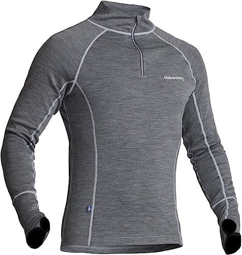 Image of Halvarssons Warm Wool Functional Long Sleeve Shirt, grey, S