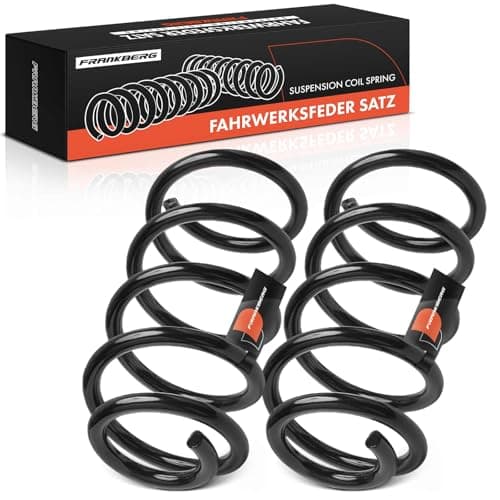 Image of Frankberg 2x Coil Spring Rear Axle Left Right coil spring Compatible with Santa Fé II CM SUV 2006-2012 Replace# 553302B201