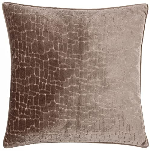 Image of Paoletti Bloomsbury Polyester Filled Cushion, Taupe, Square