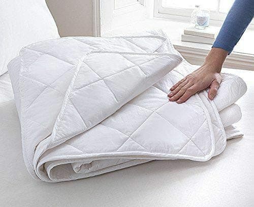 Image of Diana Cowpe PURE COTTON DOUBLE 3 TOG DUVET | 100% Cotton Filling & Case Summer Duvet | Naturally Non-Allergenic Breathable Temperature Regulating Cool Duvet (200cm x 200cm)