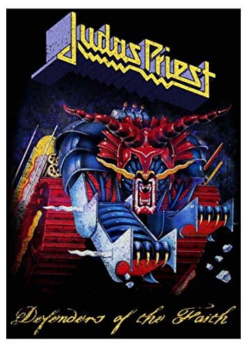 Image of Judas Priest Poster Defenders of the Faith Official Textile Flag 70cm x 106cm One size