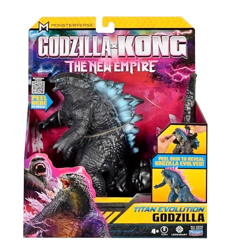Image of MonsterVerse Godzilla x Kong: The New Empire, 7-Inch Authentic Titan Evolution Godzilla Action Figure toy, Iconic Collectable Movie Character, Suitable for Ages 4 Years+