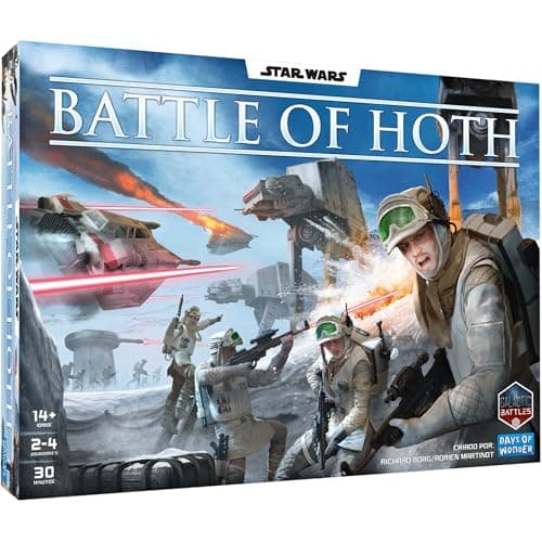 Image of Asmodee | Star Wars: Battle of Hoth | Miniatures Board Game | Ages 14+ | 2-4 Players | 30 Minutes Playing Time