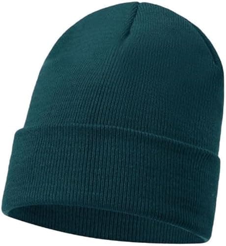 Image of COSHAL® Womens Beanie Knitted Hat Classic Cuffed Beanie - Soft Warm and Stylish Hat Thermal Wooly Skull Cap Winter Hat for Women Ladies Skull Cap Green