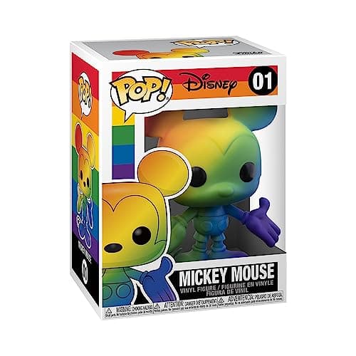 Image of Funko Pop! Disney: Pride - Mickey Mouse - Rainbow - Disney Standard Characters - Collectable Vinyl Figure - Gift Idea - Official Merchandise - Toys for Kids & Adults - TV Fans