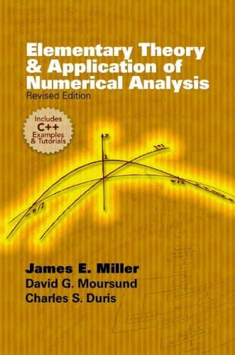 Image of Elementary Theory and Application of Numerical Analysis: Revised Edition (Dover Books on Mathematics)