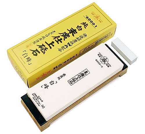 Image of Suehiro Grit #6000 Shiramine 6000 with base Finishing Whetstone