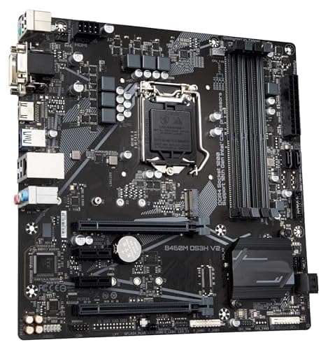Image of Motherboard Fit For GIGABYTE B460M DS3H V2 Motherboard LGA 1200 Intel H470 Micro-ATX Mainboard With M.2, SATA 6Gb/s, USB 3. Gen 1, Smart Fan 5