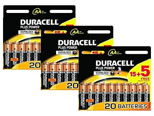 Image of Duracell MN1500 Plus Power AA Size Batteries--Pack of 60