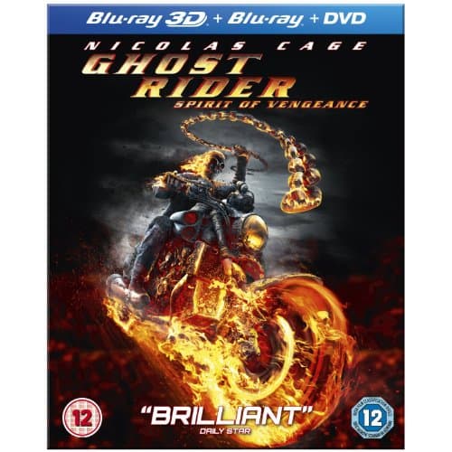 Image of Ghost Rider: Spirit of Vengeance (Blu-ray 3D + Blu-ray + DVD)