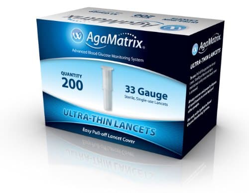 Image of AgaMatrix Ultrathin Lancets 33G 200 Pack