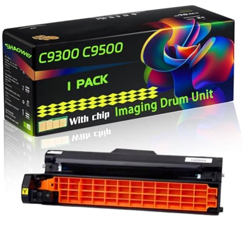 Image of C9300 C9500 Compatible for Okidata OKI Imaging Drum Unit with Chip C9300 C9500 Printers, High Yield Value Pack Black Consumables Multi-Pack Remanufactured Compatible (1 Pack Yellow)