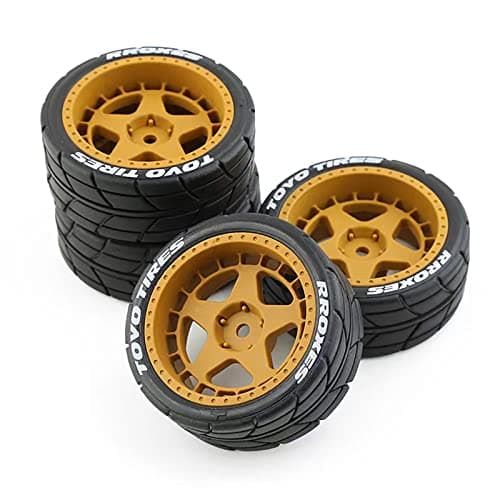 Image of LICHIFIT 4pcs/1set Drift Wheel Hub Tire RC Tyres for HPI for KYOSHO for Tamiya 1:10WRC TT02 XV01 RC Car Modification Upgrade Parts