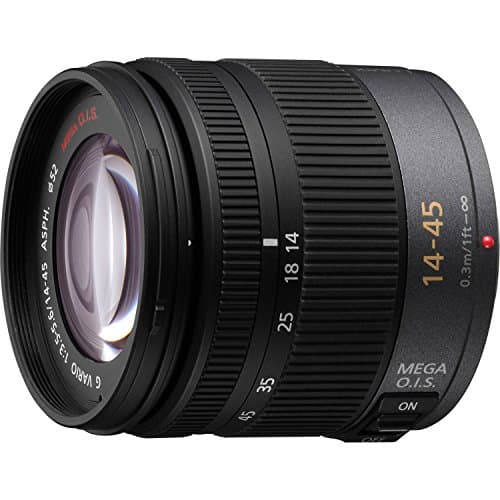 Image of PANASONIC LUMIX G VARIO LENS, 14-45MM, F3.5-5.6 ASPH., MIRRORLESS MICRO FOUR THIRDS, MEGA O.I.S., H-FS014045 (USA BLACK)