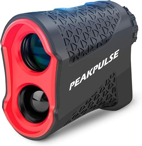 Image of PeakPulse Golf Range Finder, KA600AG Rangefinder Golf 600 Yards Rangefinder with Slope Compensation, Flag-Lock, 6X Magnification, Continuous Measurement,3 Modes, for Golfers