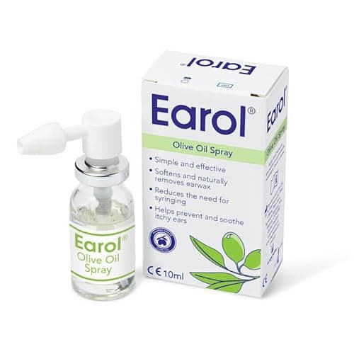 Image of Earol olive oil atomizer against stuck earwax
