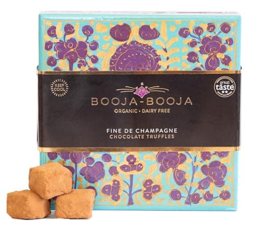 Image of Booja - Booja, Artist Collection Fine de Champagne Gift Box | Vegan Chocolate Truffles, 185g