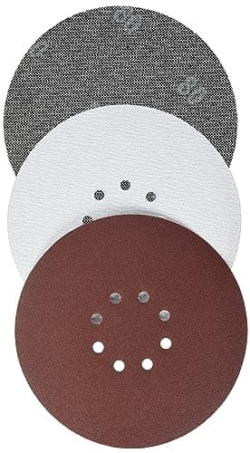 Image of Original Einhell Grille sanding discs set (diameter 225 mm, 15 pieces, suitable for Einhell drywall sanders TE-DW 225 X).