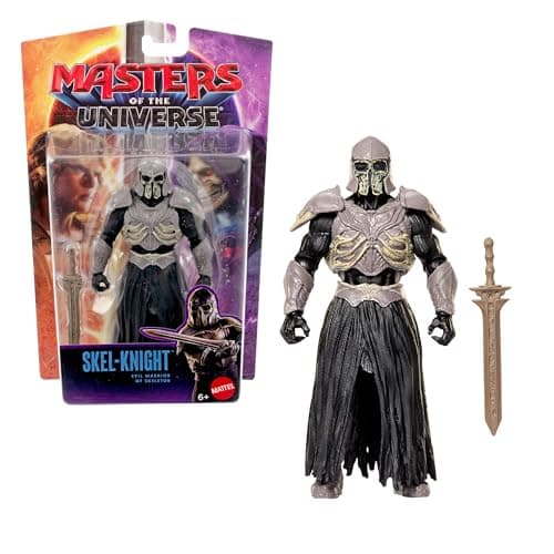 Image of Masters of the Universe 2026 Movie Skel-Knight 5.5 Inch Action Figure Toy, Content Accurate Army Builder, 14 Movable Joints & Sword, JKH93