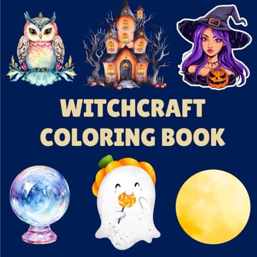 Image of Witchcraft Coloring Book: New Modern Midnight Theme With Spellbinding Designs For Women & Adults