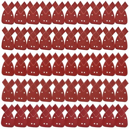 Image of 50Pcs Black and Decker Mouse Sander Pads 40/60/80/120/180 Grits Mouse Sanding Pads For Mouse Sander With Extra 2 Tips, Epehio Replacement Mouse Sander Sheets For Black and Decker Detail Palm Sander