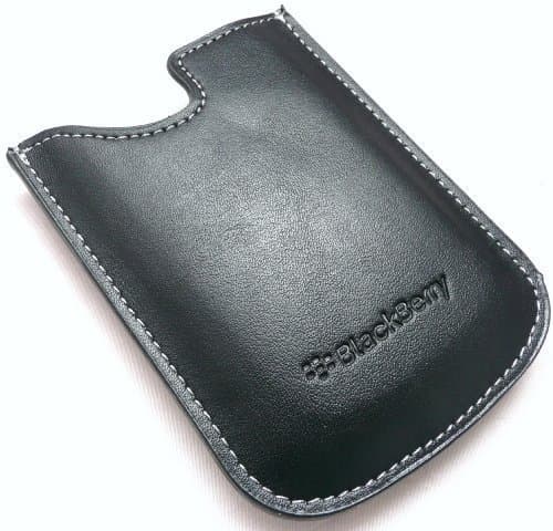 Image of Genuine BlackBerry Leather Pocket Case Pouch Bulk Pack Suitable For BlackBerry 8300, 8310, 8320, 8520 Curve, 8900 Curve, 9300 Curve 3G, 9330, 9700 Bold, 9780 Bold, 9800 Torch, 9650 Bold, 9500 Storm, 9530 Storm, 9520 Storm2, 9550 Storm2, 9630