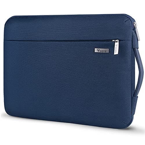 Image of Voova 360°Protective Laptop Sleeve Case 15.6 inch, Waterproof Slim Computer Cover Bag with Handle Compatible with MacBook Pro 16, 15.6”-16” HP Acer Lenovo Asus Dell Laptop,Blue