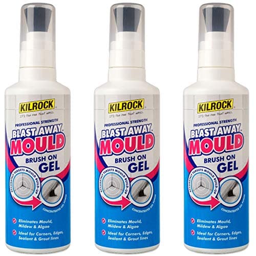 Image of Kilrock Blast Away Mould Brush On Gel Cleaner (250ml x 3)