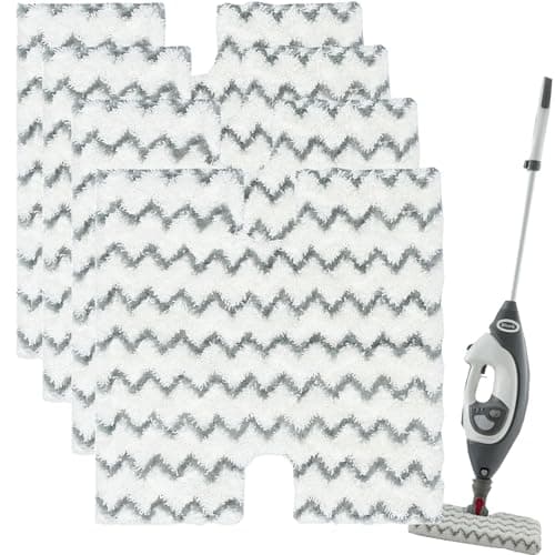 Image of JILAN S6003Uk Steam Mop Replacement Pad Replacement for Shark 4 Pack S6001UK S6003UK S6005UK S3973D, S6002, S5003D, S5002,S3973WM Klik n' Flip Corded Steam Pocket Mop Pad
