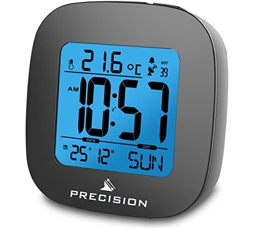 Image of Precision AP054 Alarm Clock, Black, One Size