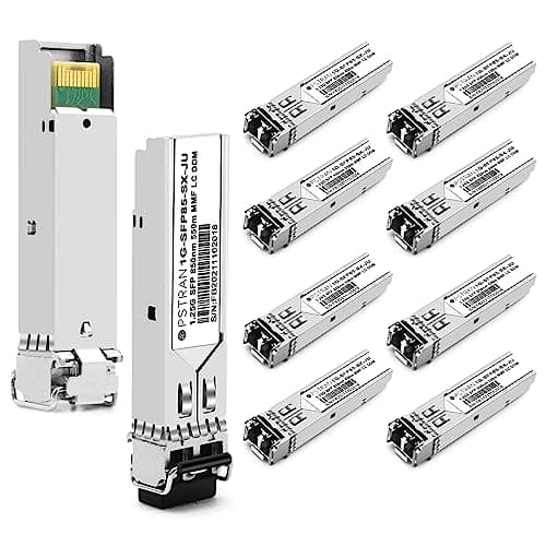 Image of OPSTRAN 1000BASE-SX SFP Optical Transceiver Module Compatible with Juniper QFX-SFP-1GE-SX EX-SFP-1GE-SX SRX-SFP-1GE-SX 850nm 550m DDM Duplex LC MMF 10pcs/Pack