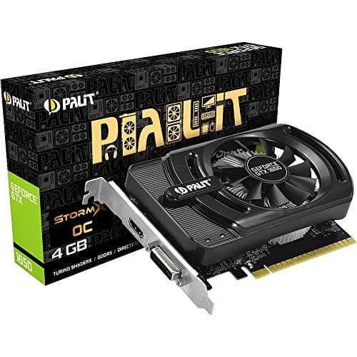 Image of Palit GeForce GTX 1650 StormX OC 4 GB GDDR5 Graphics Card, HDMI, Dual-Link DVI-D