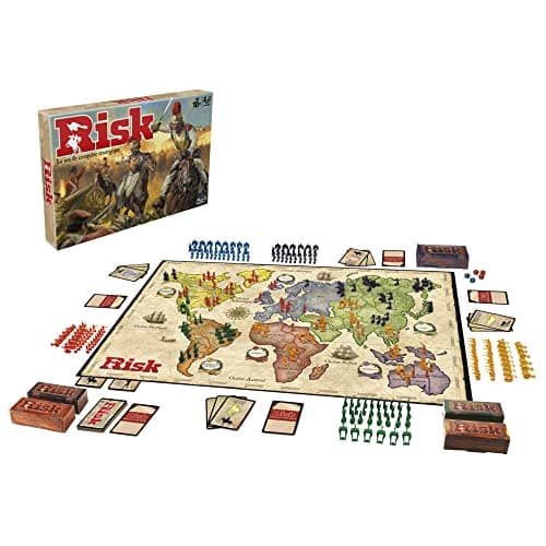 Image of Hasbro Gaming Risk, Classic Strategy Board Game for 2-5 Players, Family Games for 10+ Year Old Kids