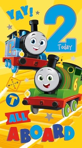 Image of Danilo Promotions Ltd Thomas & Friends Birthday Card, Age 2