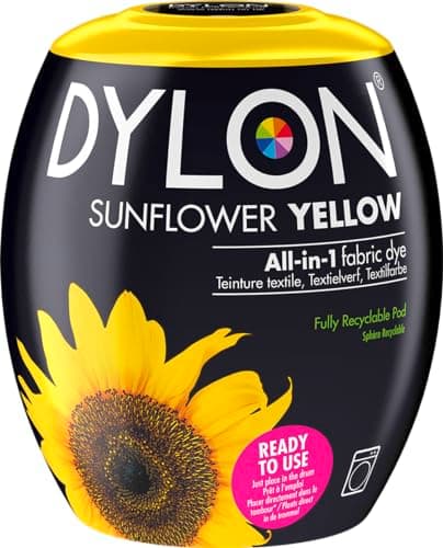 Image of DYLON Washing Machine Fabric Dye Pod for Clothes & Soft Furnishings, 350g – Sunflower Yellow