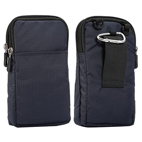 Image of Cell Phone Belt Holder Case, Nylon Small Crossbody Bag Men, 6.9" Cell Phone Pouch Belt Clip/Loop Holster Cover Shoulder Bag for iPhone 16 15 14 13 12 11 Pro Max XR X 8 7 6 Plus/Xiaomi/Samsung/Moto/LG
