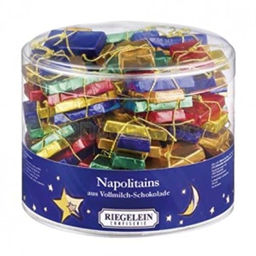 Image of Milk Chocolate Christmas Tree Parcels Baubles Decorations Full Box Sweets