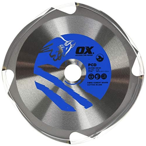 Image of OX Fibre Cement Cutting Blade - 4 Teeth - 165/20mm