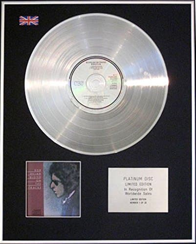Image of Century Music Awards BOB DYLAN - CD Platinum Disc - BLOOD ON THE TRACKS
