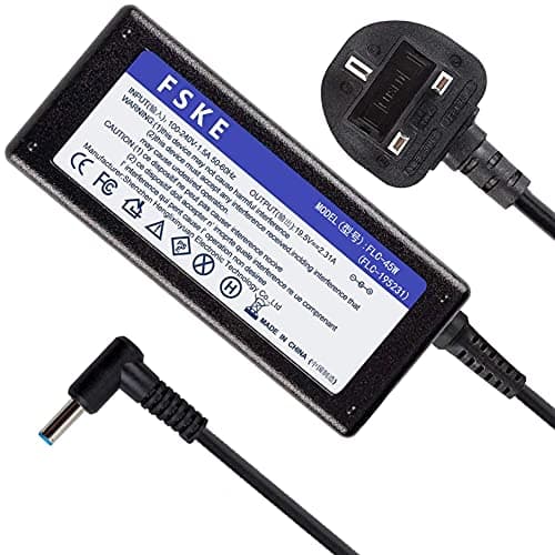 Image of FSKE 45W 19.5V 2.31A Laptop Charger for HP Stream11 13 Series Power Adapter Elitebook Folio Spectre Ultrabook HP Pavilion x360 Notebook AC Adapter Connector:4.5 * 3.0mm(not fit for 4.0 * 1.35)