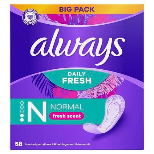 Image of Always Dailies Fresh and Protect Normal Fresh Panty Liners
