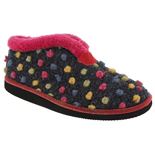 Image of Sleepers Womens/Ladies Tilly Lightweight Thermal Lined Bootee Slippers (7 UK) (Fuchsia/Multi)