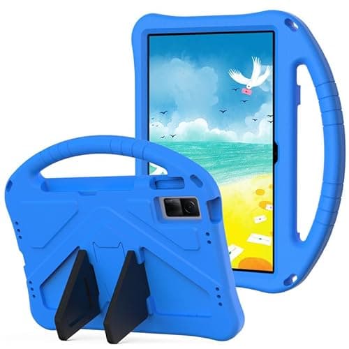Image of Kids Case For Huawei Matepad 10.4-Inch (2022 2020) Tablet Case Children Friendly, Handle with Stand, Durable Lightweight Shockproof Protective Cover, Blue